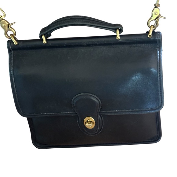 Coach Vintage Black 1997 Willis Bag - Picture 1 of 9
